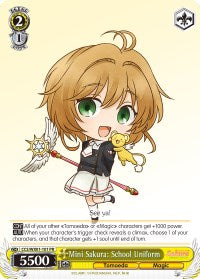 Mini Sakura: School Uniform (CCS/WX01-101 PR) (Promo) [Cardcaptor Sakura: Clear Card] | Cracking-Singles
