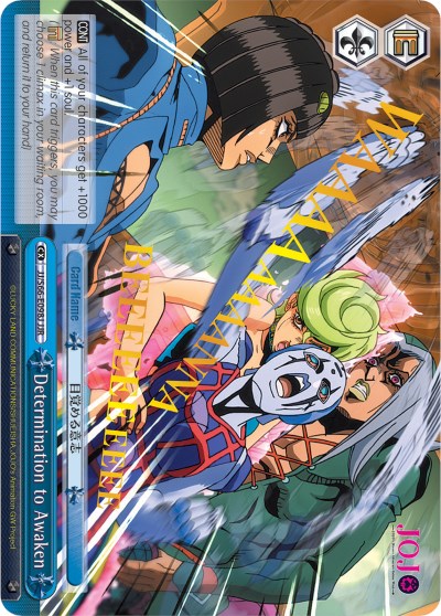 Determination to Awaken (JJ/S66-E098J JJR) [JoJo's Bizarre Adventure: Golden Wind] | Cracking-Singles