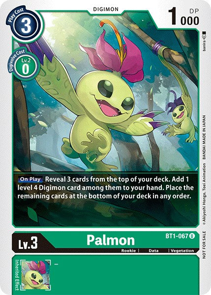 Palmon [BT1-067] (Official Tournament Pack Vol.3) [Release Special Booster Promos] | Cracking-Singles
