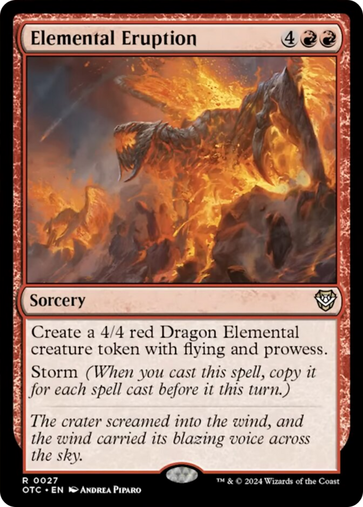 Elemental Eruption [Outlaws of Thunder Junction Commander] | Cracking-Singles