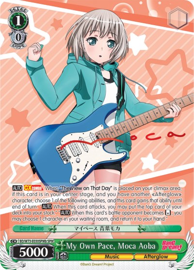 My Own Pace, Moca Aoba (BD/W73-E030SPMb) [BanG Dream! Vol.2] | Cracking-Singles