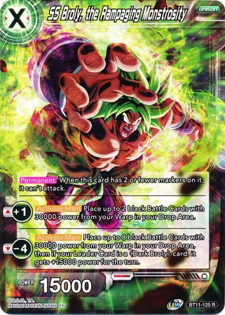 SS Broly, the Rampaging Monstrosity (BT11-125) [Vermilion Bloodline 2nd Edition] | Cracking-Singles