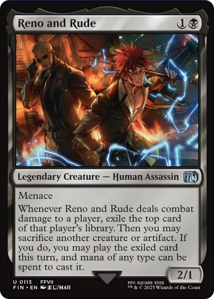 Reno and Rude [FINAL FANTASY] | Cracking-Singles