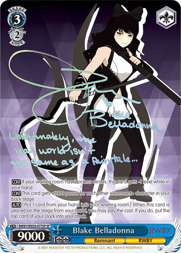 Blake Belladonna (RWBY/WX03-077SP SP) [RWBY] | Cracking-Singles