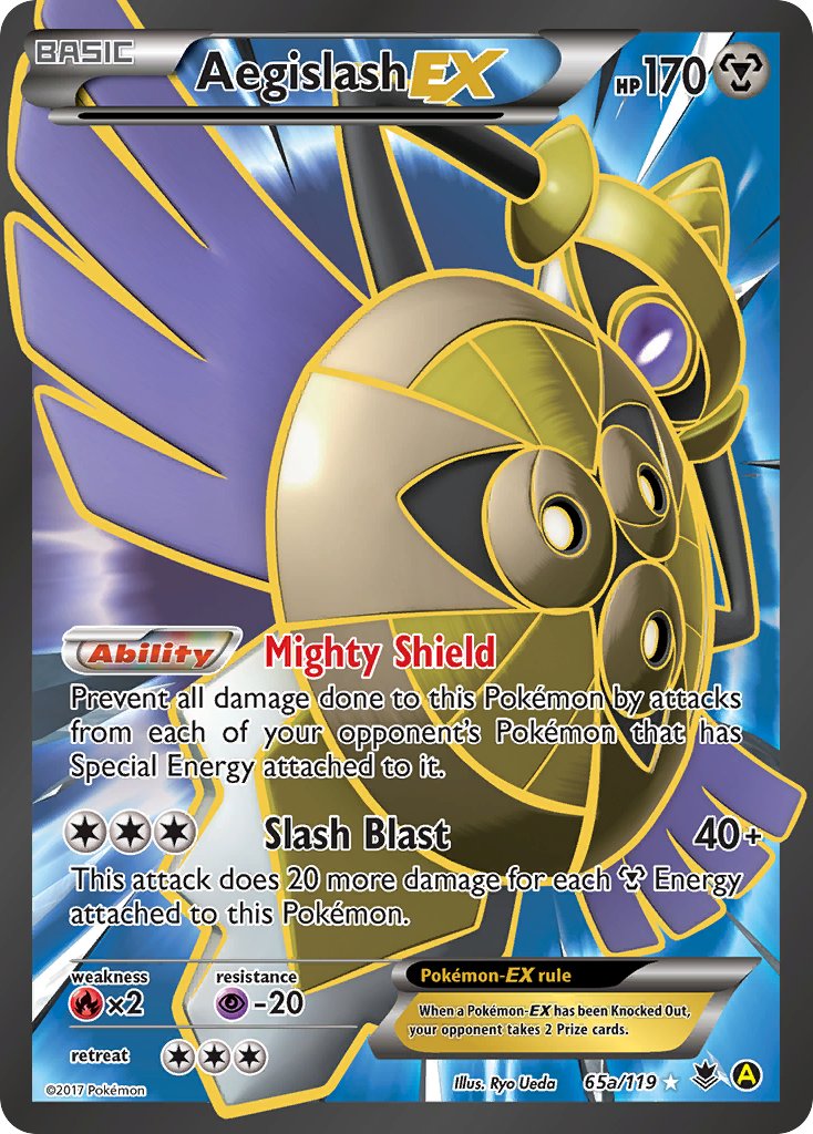 Aegislash EX (65a/119) [Alternate Art Promos] | Cracking-Singles