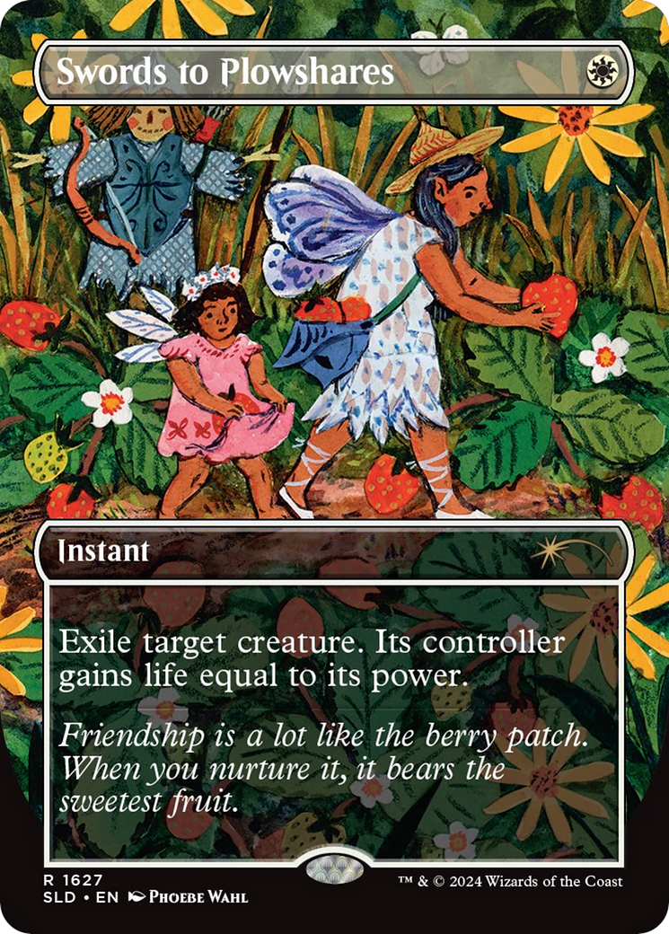 Swords to Plowshares (1627) (Rainbow Foil) [Secret Lair Drop Series] | Cracking-Singles