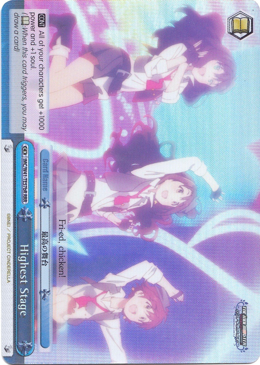 Highest Stage (IMC/W41-TE57bR RRR) [The iDOLM@STER Cinderella Girls] | Cracking-Singles