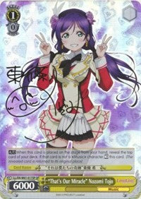 "That's Our Miracle" Nozomi Tojo (LL/EN-W01-017SP SP) [Love Live! DX] | Cracking-Singles