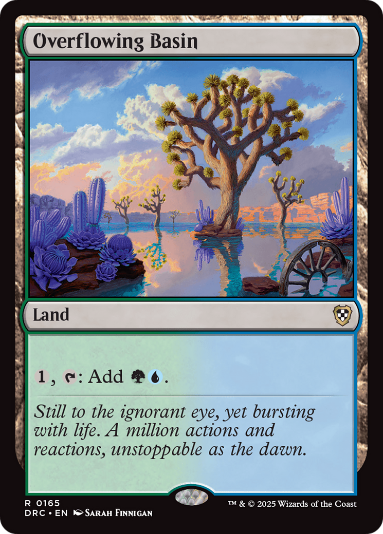 Overflowing Basin [Aetherdrift Commander] | Cracking-Singles