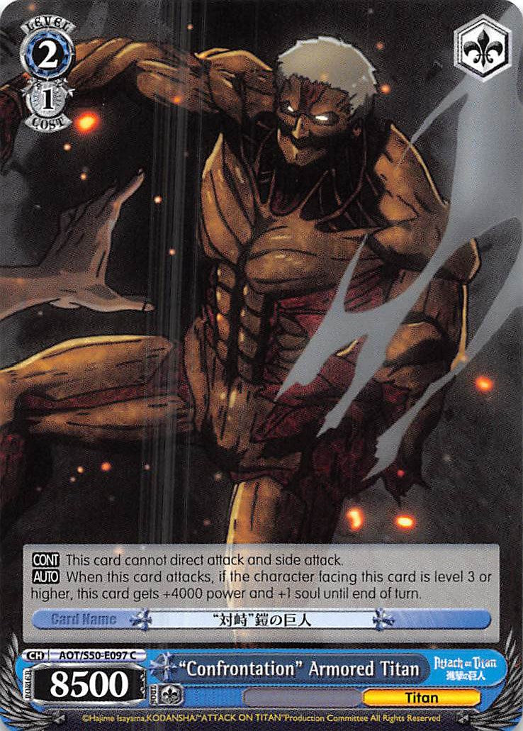 "Confrontation" Armored Titan (AOT/S50-E097 C) [Attack on Titan Vol. 2] | Cracking-Singles