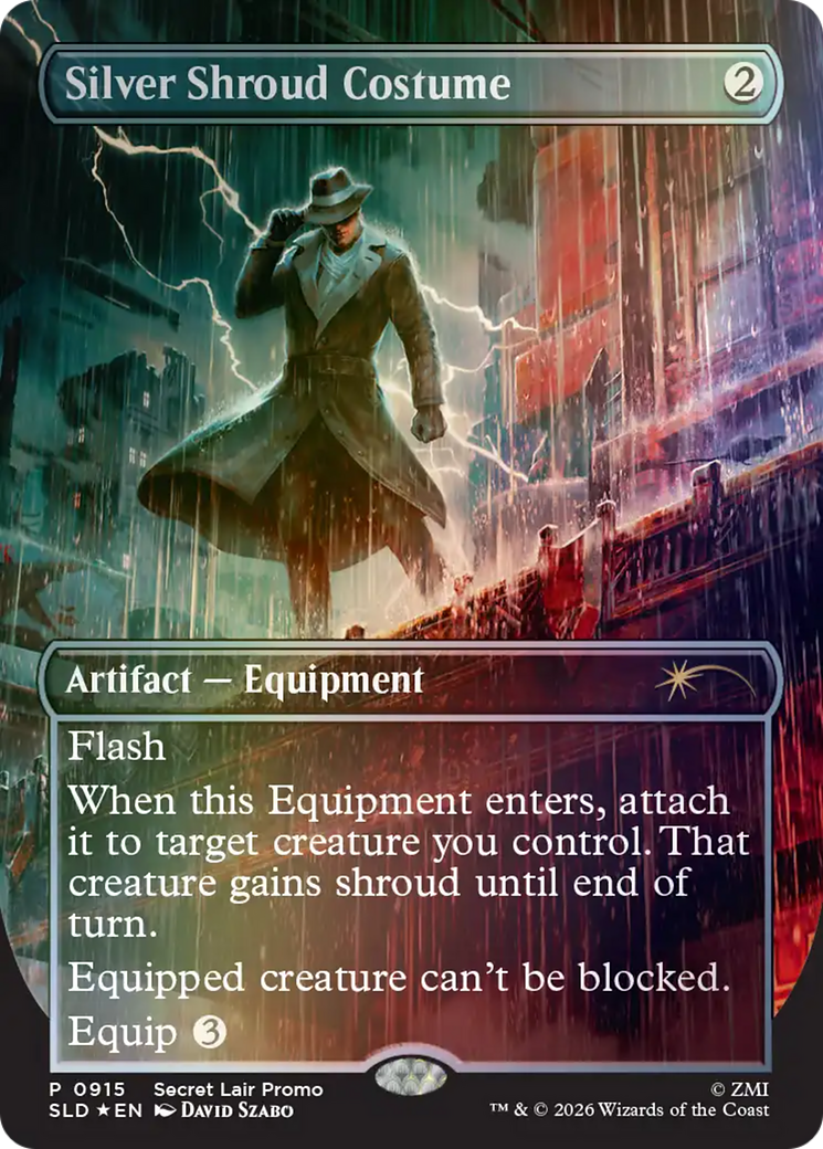 Silver Shroud Costume [Secret Lair Drop Series] | Cracking-Singles