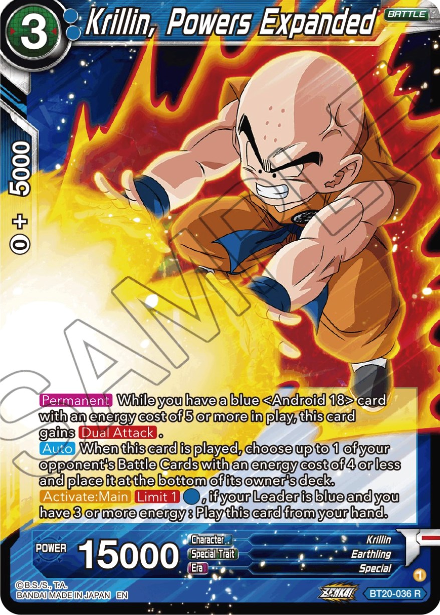 Krillin, Powers Expanded (BT20-036) [Power Absorbed] | Cracking-Singles
