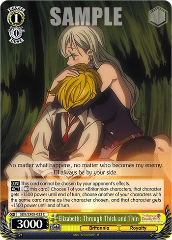 Elizabeth: Through Thick and Thin [The Seven Deadly Sins: Revival of The Commandments] | Cracking-Singles
