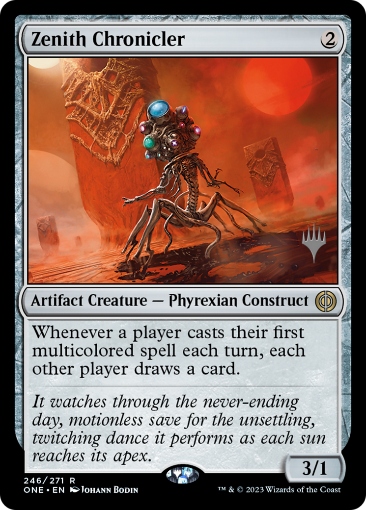 Zenith Chronicler (Promo Pack) [Phyrexia: All Will Be One Promos] | Cracking-Singles