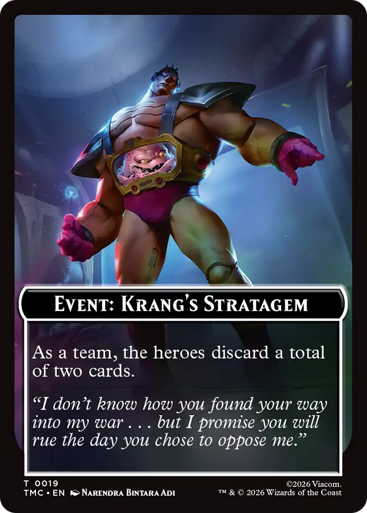 Event: Krang's Stratagem [Teenage Mutant Ninja Turtles Commander Tokens] | Cracking-Singles