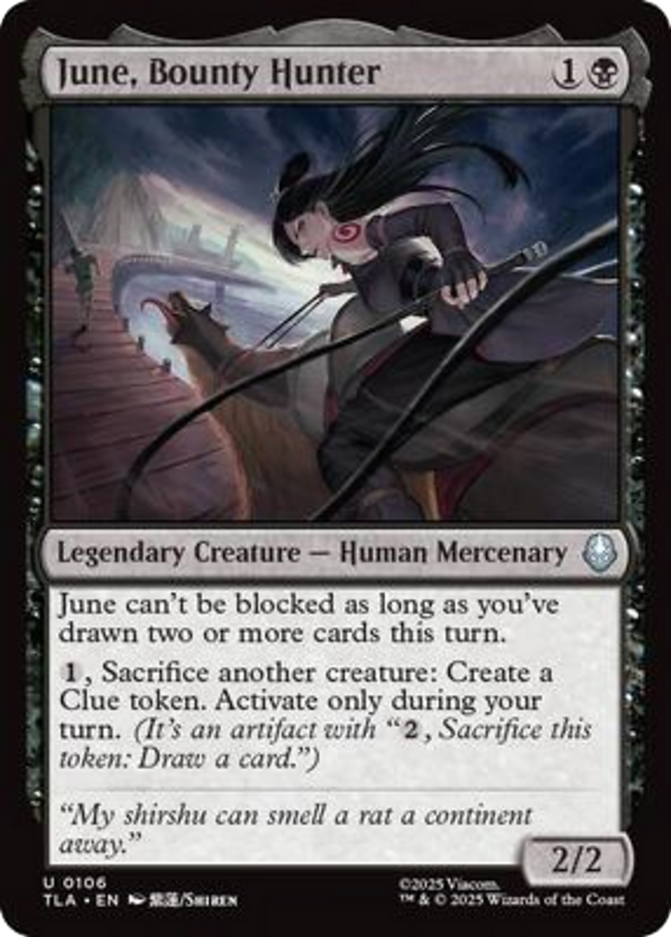 June, Bounty Hunter [Avatar: The Last Airbender] | Cracking-Singles