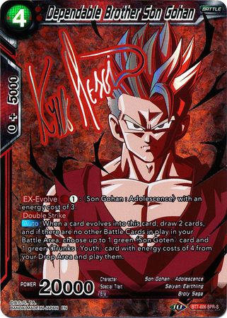 Dependable Brother Son Gohan (SPR Signature) (BT7-006) [Assault of the Saiyans] | Cracking-Singles