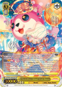 "This Is Where I Belong" Misaki Okusawa (BD/W63-E003SSP SSP) [BanG Dream! Girls Band Party! Vol.2] | Cracking-Singles