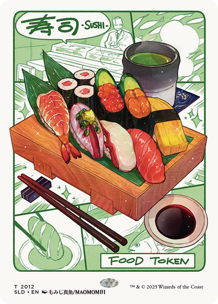 Food Token (2012) (Rainbow Foil) [Secret Lair Drop Series] | Cracking-Singles