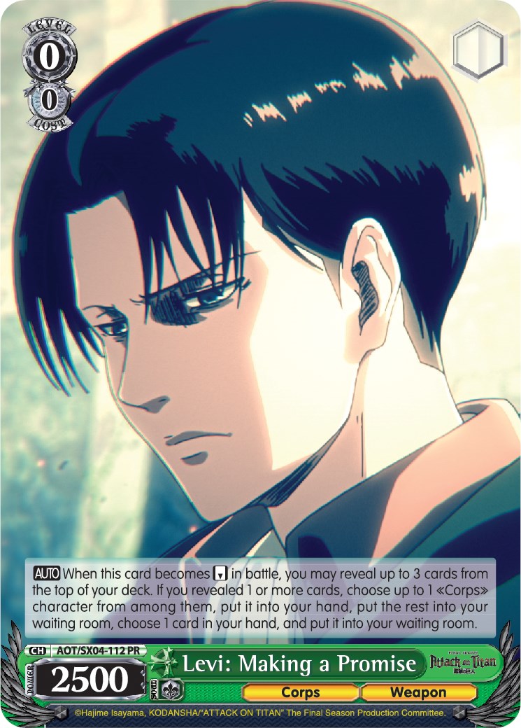 Levi: Making a Promise [Attack On Titan: Final Season] | Cracking-Singles