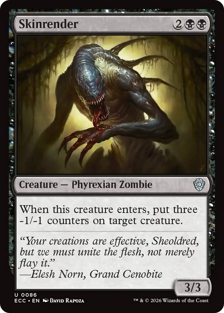 Skinrender [Lorwyn Eclipsed Commander] | Cracking-Singles