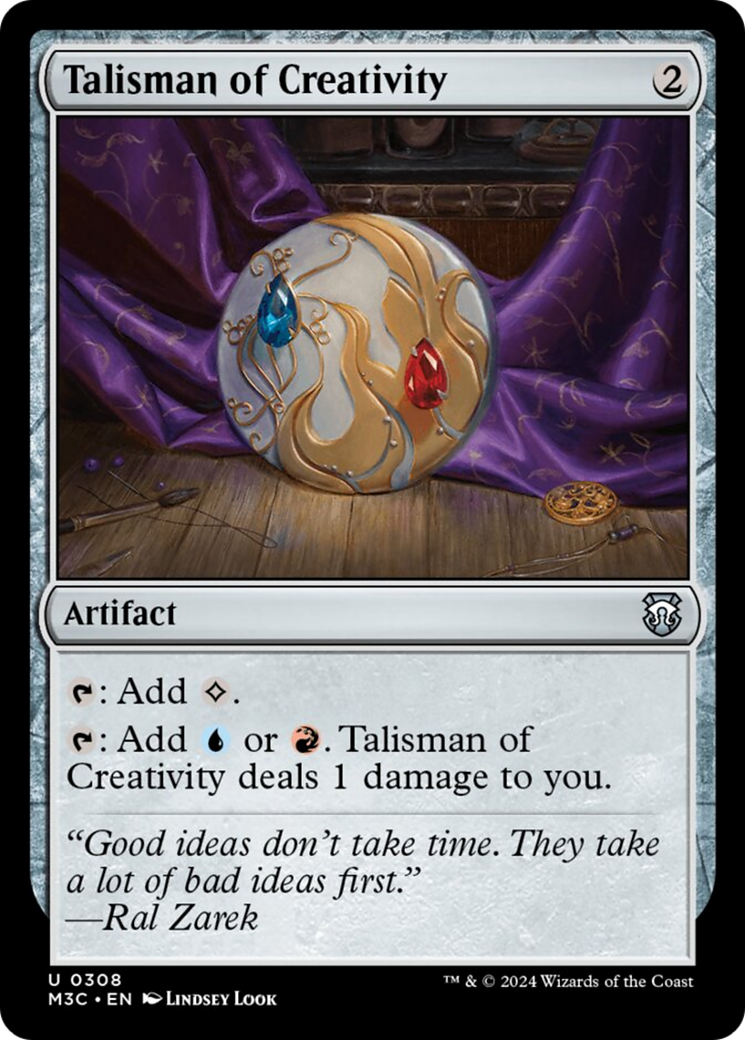 Talisman of Creativity [Modern Horizons 3 Commander] | Cracking-Singles