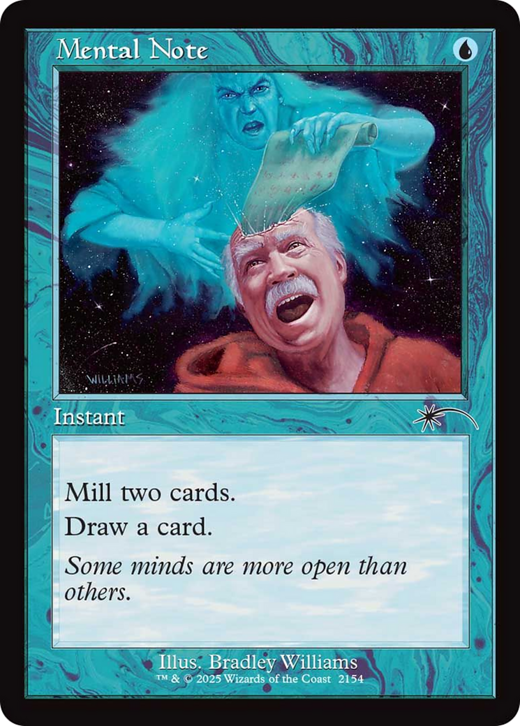 Mental Note (Retro Frame) [Secret Lair Drop Series] | Cracking-Singles