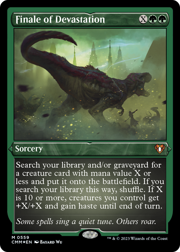 Finale of Devastation (Foil Etched) [Commander Masters] | Cracking-Singles