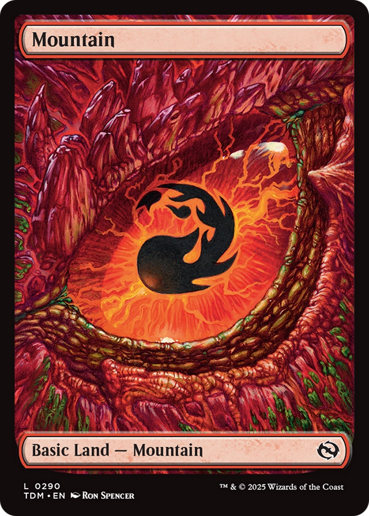 Mountain (0290) [Tarkir: Dragonstorm] | Cracking-Singles