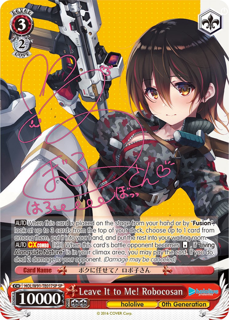 Leave It to Me! Robocosan (HOL/W91-TE017SP SP) [hololive production] | Cracking-Singles