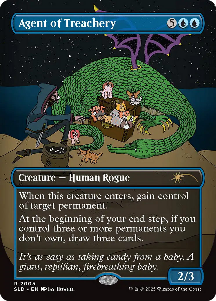 Agent of Treachery (Rainbow Foil) [Secret Lair Drop Series] | Cracking-Singles