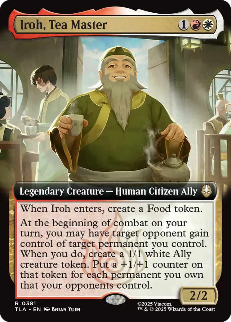 Iroh, Tea Master (Extended Art) [Avatar: The Last Airbender] | Cracking-Singles