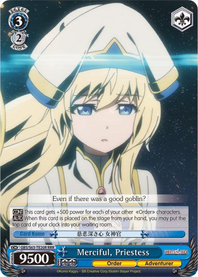 Merciful, Priestess (GBS/S63-TE20R RRR) [Goblin Slayer] | Cracking-Singles