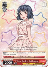 "I Love Chocolate" Rimi Ushigome (BD/EN-W03-078 C) [BanG Dream! Girls Band Party! MULTI LIVE] | Cracking-Singles