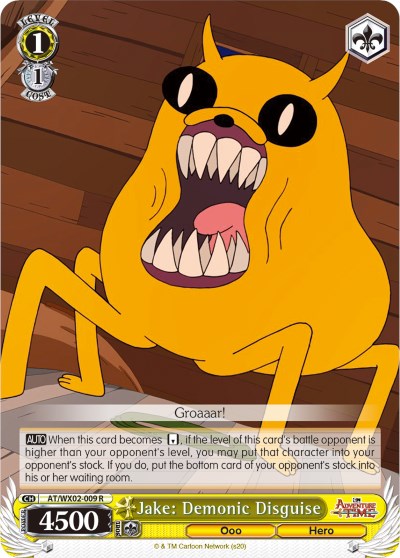 Jake: Demonic Disguise (AT/WX02-009 R) [Adventure Time] | Cracking-Singles