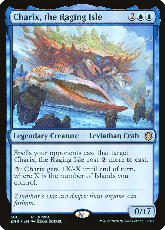 Charix, the Raging Isle (386) [Zendikar Rising Promos] | Cracking-Singles