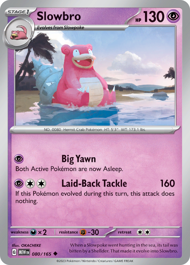 Slowbro (080/165) [Scarlet & Violet 151] | Cracking-Singles