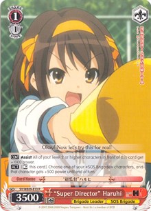 "Super Director" Haruhi (SY/WE09-E13) [The Melancholy of Haruhi Suzumiya Extra Booster] | Cracking-Singles