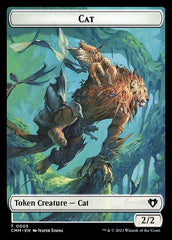 Elemental (0024) // Cat (0005) Double-Sided Token [Commander Masters Tokens] | Cracking-Singles