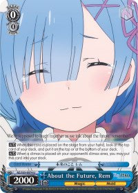 About the Future, Rem (RZ/S55-E074 U) [Re:ZERO Vol.2] | Cracking-Singles
