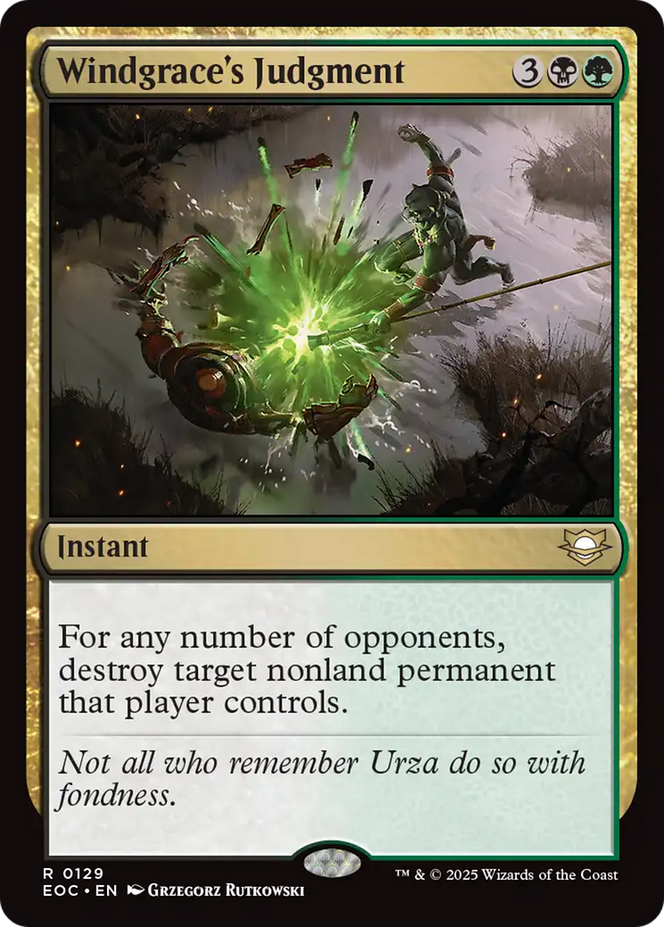 Windgrace's Judgment [Edge of Eternities Commander] | Cracking-Singles