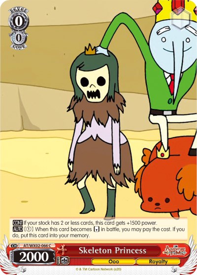 Skeleton Princess (AT/WX02-066 C) [Adventure Time] | Cracking-Singles