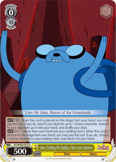 Jake: Finding His Buddy a New Love Interest (AT/WX02-015 U) [Adventure Time] | Cracking-Singles