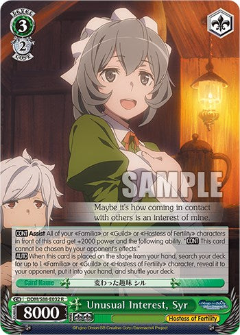 Unusual Interest, Syr (DDM/S88-E032 R) [Is it Wrong to Try to Pick Up Girls in a Dungeon?] | Cracking-Singles