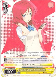 "Summer Uniform" Maki Nishikino (LL/W36-TE01 TD) [Love Live! School idol festival] | Cracking-Singles