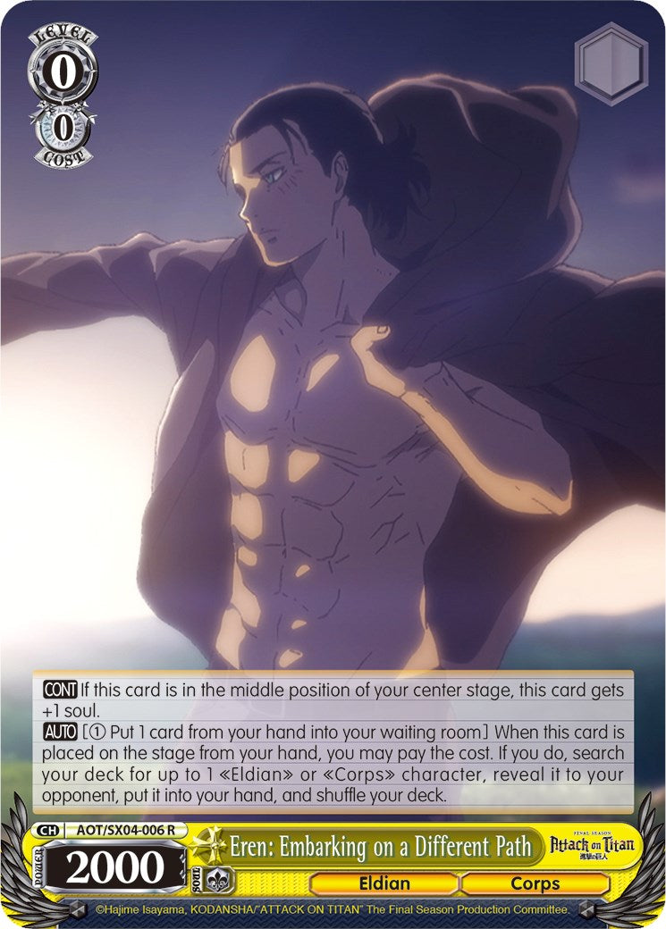 Eren: Embarking on a Different Path [Attack On Titan: Final Season] | Cracking-Singles