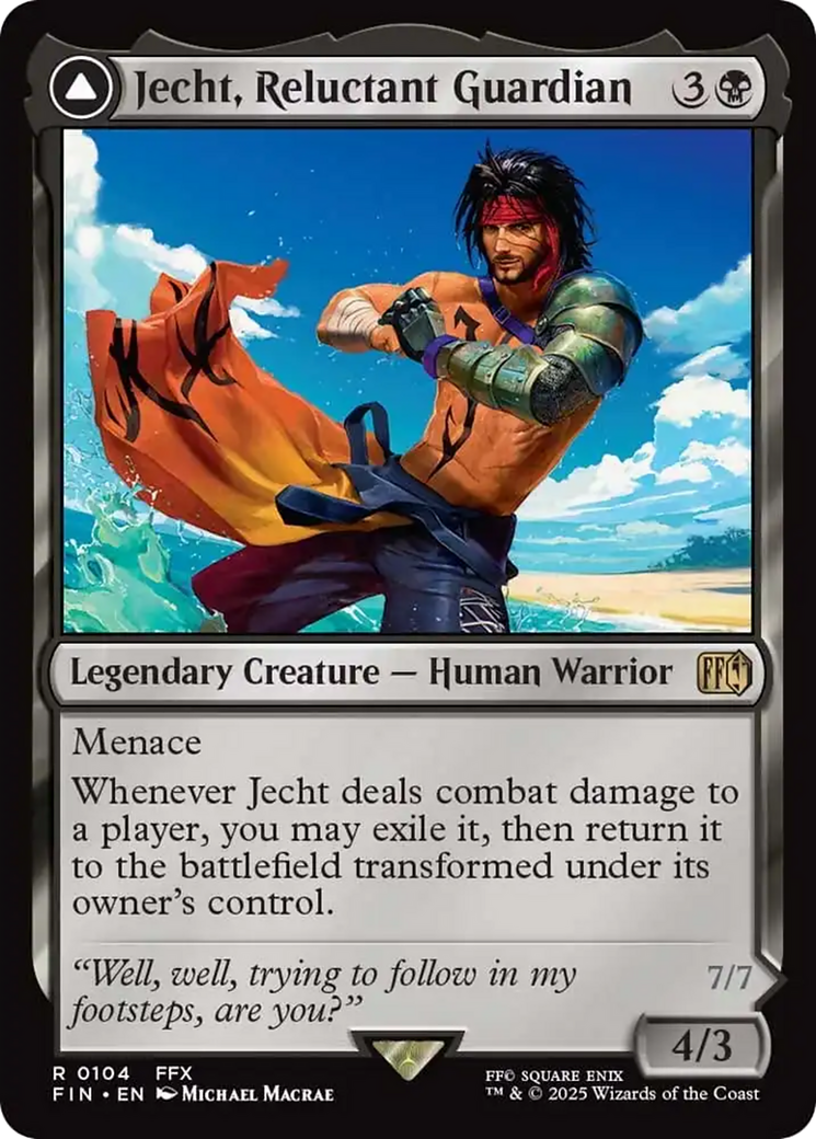 Jecht, Reluctant Guardian // Braska's Final Aeon [FINAL FANTASY] | Cracking-Singles