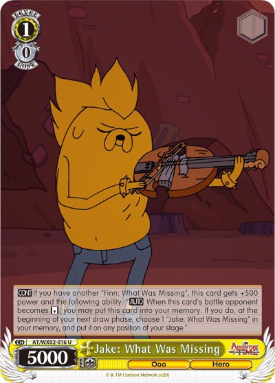 Jake: What Was Missing (AT/WX02-016 U) [Adventure Time] | Cracking-Singles