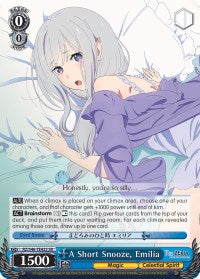 A Short Snooze, Emilia (RZ/S46-TE42S SR) [Re:ZERO] | Cracking-Singles