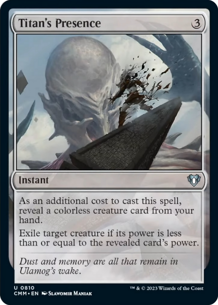 Titan's Presence [Commander Masters] | Cracking-Singles